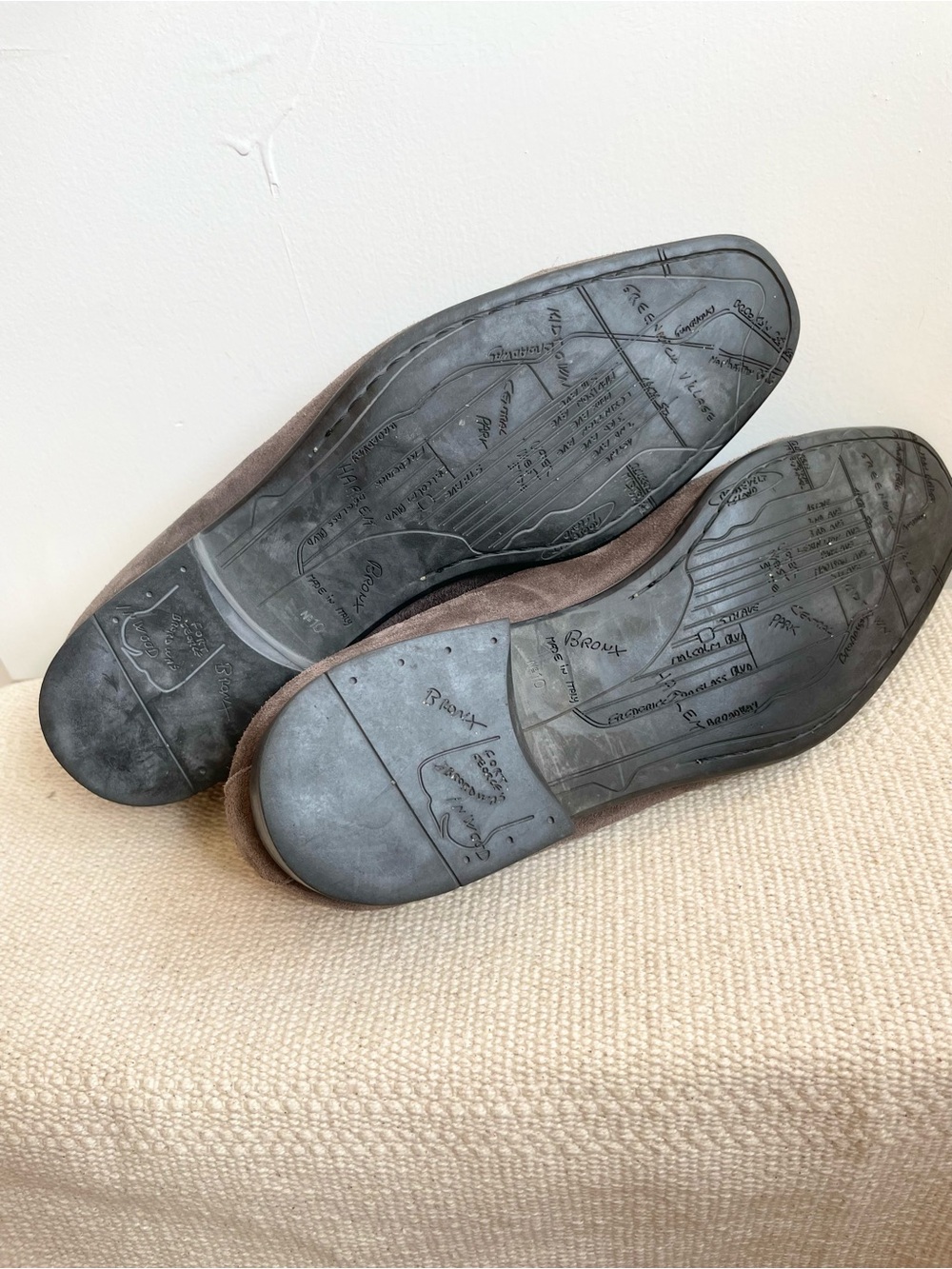 To Boot New York Shoes Mens 10  Adam Derrick Suede Penny Loafers 341301 - Picture 9 of 11